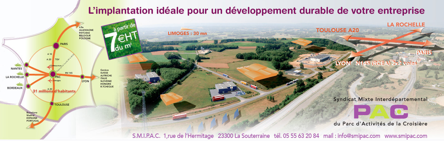 Parc d'activités de la Croisière : l'implantation idéale pour votre entreprise. 7€HT/m2